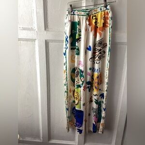 Commense Vibrant Graphic Print Pants